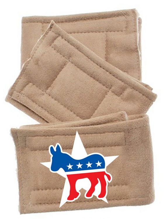 Peter Pads Tan 3 Pack 5 sizes with Design Democrat